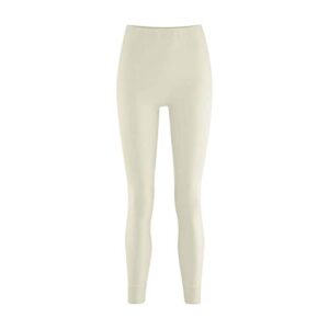 Beige Damen Lange Unterhose aus 100% Bio-Baumwolle in Größe 48/50, perfekt für Komfort und stilvolles Tragen.