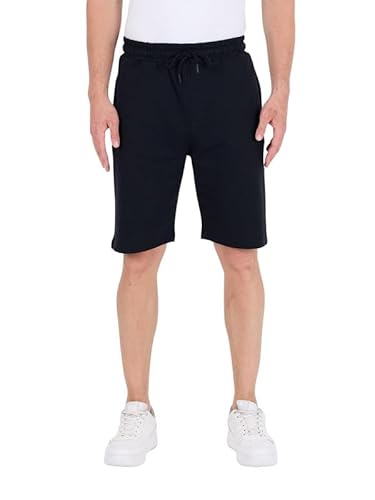 Herren Shorts mit Reißverschluss aus Baumwolle - kurze Hosen, Sporthose für Männer, Sommer Trainingshose