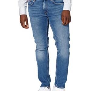 Tommy Hilfiger Herren Jeans Hose Core Straight Denton mit Stretch, Blau (Boston Indigo), 33W/32L