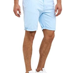 Herren-Cuba-Chino-Shorts mit 5 Taschen aus Baumwollgemisch | Bermuda-Sommershorts für Männer von Indicode