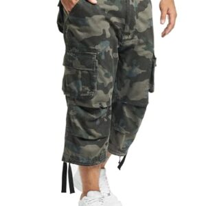 Brandit Urban Legend 3/4 Shorts in dunkler Kriegsmusterfarbe, XXL Größe