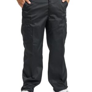 Schwarze Cargo-Hose von Brandit US, Ranger-Stil, 4XL Größe, schwarzes Textilien-Material