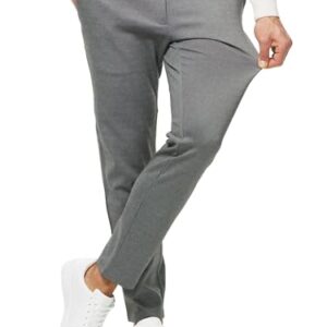 Bequeme Herrenhose von Indicode, Chinohose mit super stretchigem Material, graue Farbe, 36/30 Größe
