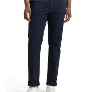 Herren Chino Hose mit Gürtel, Slim Fit, 36W / 32L, Sky Captain Blue von TOM TAILOR