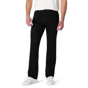 Amazon Essentials Herren Leicht elastische Straight Fit-Jeans, Schwarz, 34W / 32L - Bequeme Jeans für Männer mit gerader Beinausrichtung und authentischem Denim-Stil