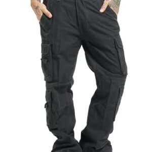 Authentische Vintage-Style Hose von BRANDIT, Anthrazit, für Männer bis 7XL groß