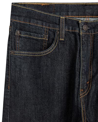 Levi's Herren 505 Regular Fit StraightJeans in dunkler Farbe, Größe 34W/32L, perfekte Jeans für den Alltag