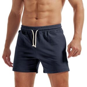 Bequeme Jogginghose für Herren mit 95 % Baumwolle und 5 % elastischer Faser, atmungsaktiv und ideal für Training, Laufen oder Basketball geeignet.