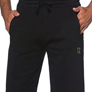 Schwarze Jogginghose von JP 1880 mit elastischem Bund und zwei Taschen, perfekt für Entspannung oder unterwegs