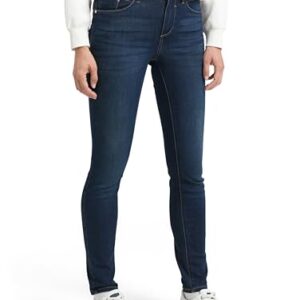 Damen Skinny Jeans von TOM TAILOR, 10282 in Dark Stone Wash Denim, passend für EU-Größe 29W/30L