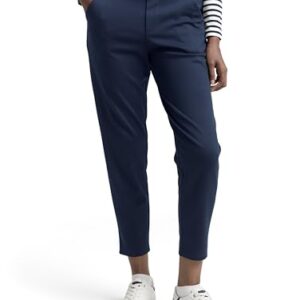 TOM TAILOR Damen Jersey Relaxed Fit Jogger Hose in Sky Captain Blue, M EU - Casual Freizeithose mit bequemer Passform und seitlichen Eingriffstaschen.