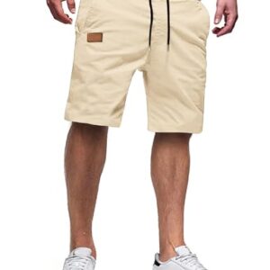 Kurze Hosen für Herren aus Baumwolle, casual und elastisch, mit Taschen und ideal für den Sommer