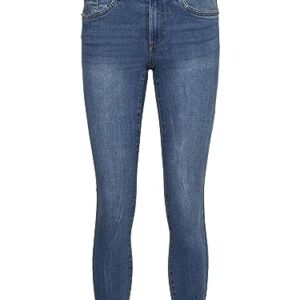 Verkaufsoffene VERO MODA Skinny Jeans in Medium Blue Denim Farbe, M EU Größe für Damen