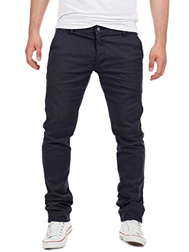 Herren Chino Hose, Stretch Jeans, Blauer Chino für Männer, Yazubi Dustin Mode, Casual und Büro Kleidung