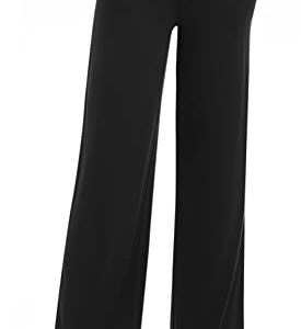 Exquisite Freizeithose für Damen, Leichtgewicht-Elastik-Hose mit hoher Taille und weiten Beinen, atmungsaktiv und dehnbar, perfekt für den Alltag oder unterwegs.