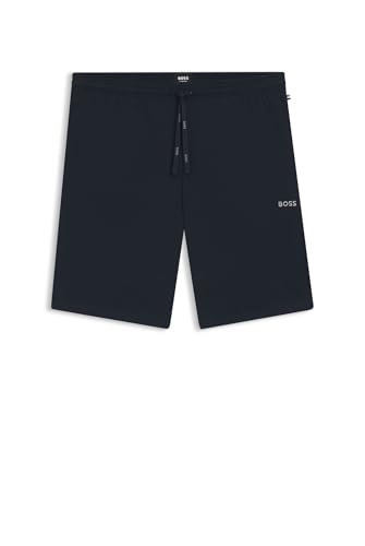 Herren Shorts von BOSS, dunkelblaue Shorts mit Logo und Taschen für den Sommer, bequem zu tragen und atmungsaktiv.