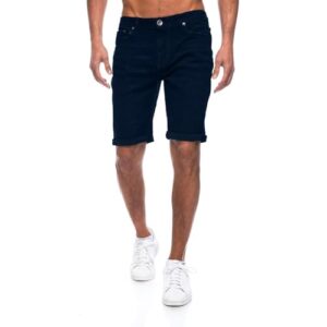 Herren Short Jeans mit 5-Pocket-Stil und Stretch-Fit, Black