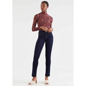 Levi's Damen Shaping Slim Jeans in Darkest Sky, 32W / 30L - Bequeme Jeans für Frauen mit elegantischem Design und komfortablem Tragegefühl.