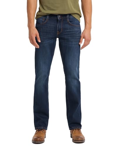 MUSTANG Herren-Stretch-Jeanshose, Dark Blue Denim, Größe: W 34 L 36, perfekte Kombination aus Komfort und Stil