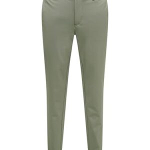 Male Chino Hose von Only & Sons - Khakifarbene Chino-Hose mit Slim-Fit und Allover-Print-Finishing