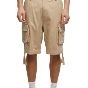 Herren Cargos in Light Sand, XXL Größe von Brandit, mit weichen Baumwollstoffen und praktischen Taschen