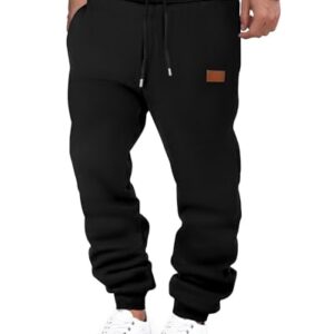Herren Jogginghose aus Baumwolle und Polyester mit 3 Taschen für Sport, Training und Freizeit