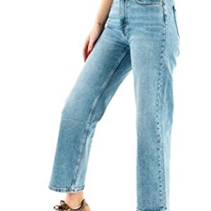 Modische ONLY Damen Jeans in Medium Blue Denim für 29-30, hochwertige Baumwolle, bequeme Passform und Unterstützung der Better Cotton Initiative.