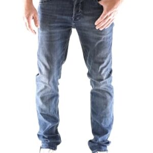 Männer Slim Fit Jeans mit niedriger Taille aus hochwertigen Materialien wie Baumwolle, Polyester und Elasthan