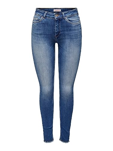 Damen Jeans von ONLY, Medium Blue Denim Farbe, L / 32L Größe, bequem und stylish