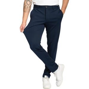 Stilvolle Herrenhose mit Stretch-Effekt - Navy Blue Chino Hose für Männer - Bequeme Leistungs-Hosen für Business und Freizeit