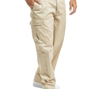 Brandit US Ranger Hose, Beige, Größe L - Outdoor-Tuch, Cargo-Seitentasche, Klettverschluss