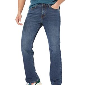 Herren Bootcut-Jeans mit gerader Passform, Auslauffarben, Mittlere Waschung, 38W / 32L von Amazon Essentials