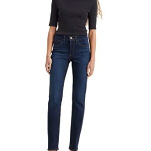 Perfekte Damen Jeans für eine formelle Figur. Levi's 312 Shaping Slim Jeans in Cobalt Haze Farbe, Größe 29W / 32L
