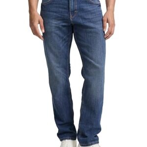 Herren Marvin Straight Jeans von TOM TAILOR in Mid Stone Blue Denim Farbe, passt für den Alltag oder besondere Anlässe