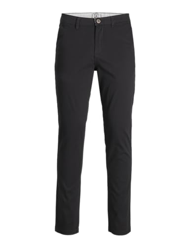 JACK & JONES Herren Hose, schwarz, Größe 36W / 32L EU, bequeme und stylen Hose für den Alltag