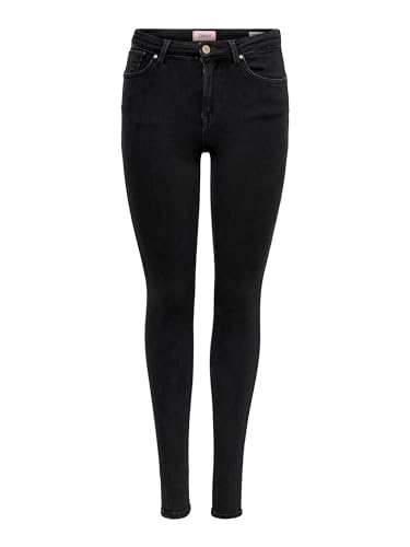 Schmale Jeans mit mittlerer Taille für Frauen aus hochwertigen Bio-Baumwoll-Materialien. Bequeme Hose mit Stretch-Design und modernem, femininem Look.