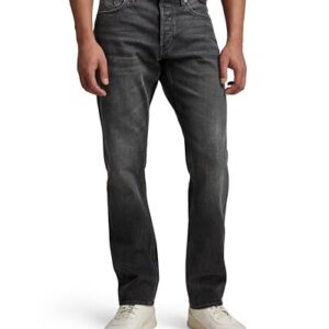 Herren Mosa Straight Jeans in Schwarz von G-Star - 38W / 32L Größe