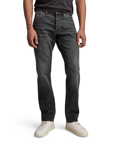 Herren Mosa Straight Jeans in Schwarz von G-Star - 38W / 32L Größe