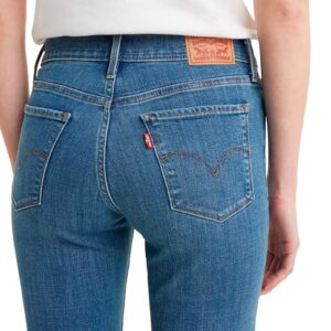 Blau, figurschmeichlerische Jeans mit Stretchanteil von Levi's, Lapis Bare, Größe 30W / 30L