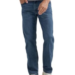 Herren Regular Flex Jeans in der Farbe Blue Ocean von Wrangler Authentics - bequeme und elegante Jeans für den Alltagsgebrauch