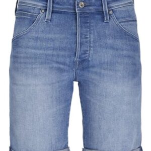 Herren-Shirts von JACK&JONES, blauer Denim, Pack: AM 318, L