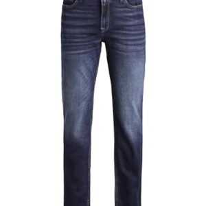 Stilvolle und bequeme Jeans in Blau von JACK & JONES, Regular Fit, Stone Washed, Mid Waist