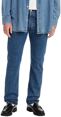 Levi's Herren 501 Original Fit Jeans in Stonewash, 36W/32L - hochwertige Jeans für Männer mit klassischem Style und bequemer Passform