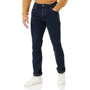 Herren-Jeans von Wrangler, Regular Fit, Straight Leg, Baumwolle und Elastan, weiche Falten, Hosentaschen und Reißverschluss, perfekter Begleiter für jeden Anlass