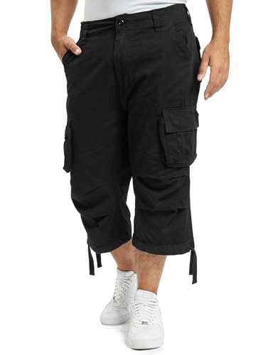 Black Brandit Urban Legend 3/4 Shorts, Größe 7XL für Männer - Sommerkurzbeinshorts aus hochwertiger Qualität