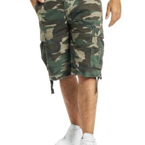 Bequeme Baumwollshorts von Brandit in Woodland-Farbe - XXL Größe, perfekt für den Sommer