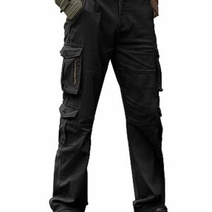 Hochwertige Baumwoll-Cargohose für Herren, ideal für Freizeit und Arbeit, viele Taschen für wichtige Gegenstände, perfekte Balance zwischen Komfort und Langlebigkeit