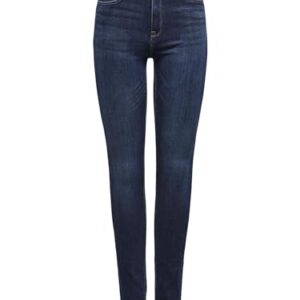 Hohe Taille Skinny Fit Jeans von ONLY Female, modische und bequeme Skinny Jeans mit hohem Ausschnitt für Damen