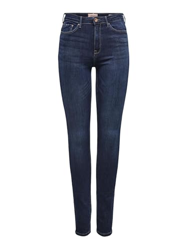 Hohe Taille Skinny Fit Jeans von ONLY Female, modische und bequeme Skinny Jeans mit hohem Ausschnitt für Damen