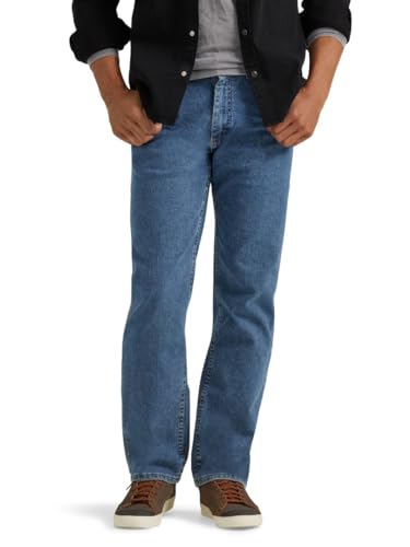 Komfortable und bequeme Herren Jeans mit elastischem Bund, Light Stonewash Farbe, 5 Taschen und strapazierfähigem Flex-Denim